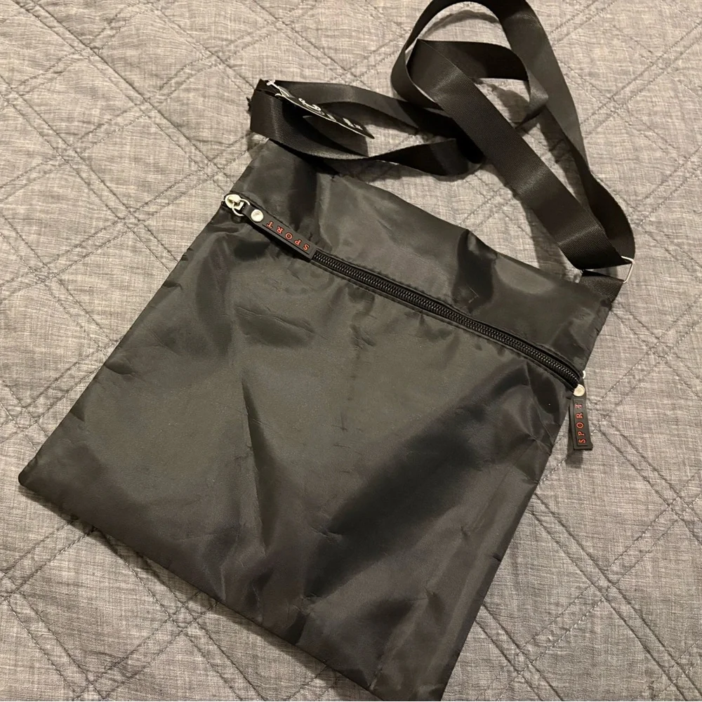 Sport Black Crossbody Bag